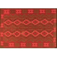 thumbnail image 1 of Ahgly Company Indoor Rectangle Southwestern Orange Country Area Rugs, 8' x 12', 1 of 1