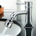 thumbnail image 4 of Kitchen Sink Aerator, 360-Degree Swivel Faucet Aerator, Water Saving Faucet with Gasket Faucet Replacement Part for Kitchen, Bathroom - 2 Spray Modes Adjustment, 4 of 8