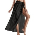 thumbnail image 1 of Jupe de Couverture Ouverte devant Maillot de Bain Jupe de Plage d'Été avec Fente pour Femmes, 1 of 6