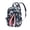 4, variant on White Shark Canvas Backpack Mouth Teeth BookBag Travel Hiking Shoulder Daypack