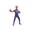 Red, variant on Spider Punk Style Cosplay Bodysuit, Full Set Jumpsuit with Vest and Mask, Full-Print Process, Halloween Party Role Play Stage Performance