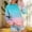 Pink Sweatshirts for Winter, variant on XPMWRP Women's Gradient Color Oversized Sweatshirts Loose Crewneck Casual Long Sleeve Pullover Tops Winter Warm Clothes Blue XXL