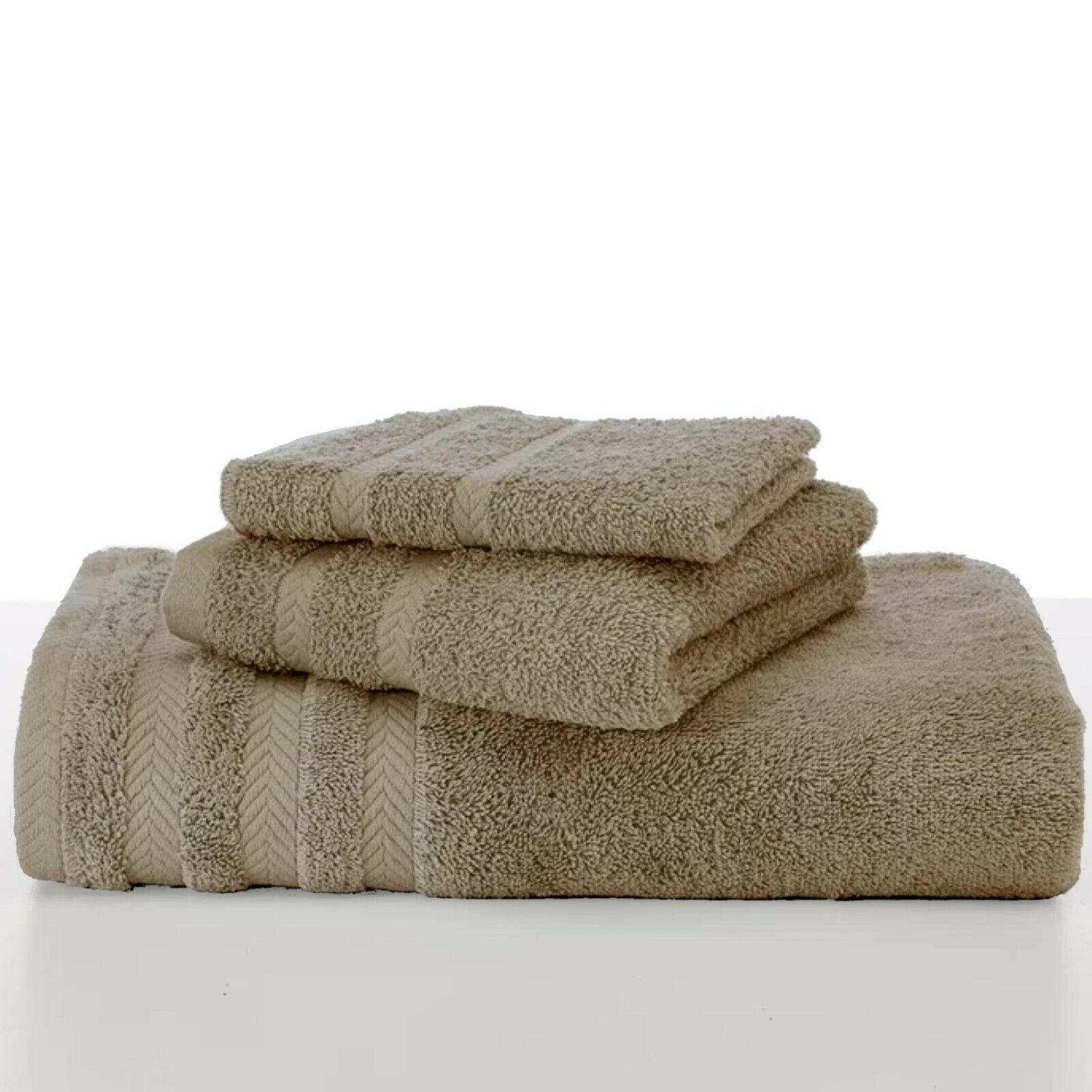 Premium Egyptian Cotton Towel Set 3 Piece Set Multiple Color