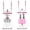 Pink, variant on CZBZ 2-in-1 Stair Stepper & Ab Workout Machine, Foldable Full-Body Cardio Climber with Silent Rollers, Adjustable Home Exercise Equipment for Core, Glutes, Legs & Arms, Heavy-Duty 300LBS Capacity