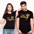 thumbnail image 5 of King and Queen Matching Shirts for Couples Love - Valentine's Day T-Shirt for him and her Personalized Matching Couples, 5 of 10