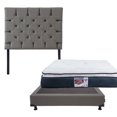 thumbnail image 1 of Colchón Matrimonial + Box Vita + Cabecera Dubai Spring Air Dicasa Monaco, 1 of 8