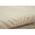 thumbnail image 5 of Nourison Westport Solid Geometric Ivory 2'3" x 7'6" Area Rug, (8' Runner), 5 of 5