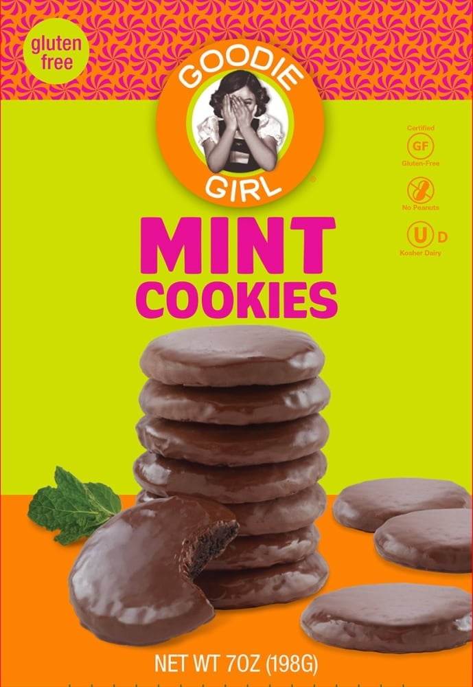 Goodie Girl Mint Cookies, Gluten Free, Peanut Free, Egg Free, Kosher