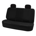 thumbnail image 2 of FH Group Classic Cloth Car Seat Cover, Universal Black Full Set Seat Cover with Air Freshener, 2 of 5