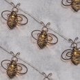thumbnail image 2 of Guirnalda de luces de abeja de metal - Iluminación de hadas para interiores y exteriores - Decoraciones colgantes para jardines, cenadores, pérgolas, patios - Iluminación impermeable, 3 m 20 luces (pilas no incluidas, B) Rojo Verde MX-0128993FYD, 2 of 4