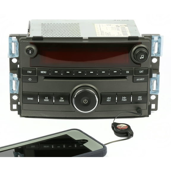 Restored 2009 Saturn Aura Gray Radio AM FM stereo mp3 CD Player w Aux Input 25833954 (Refurbished)