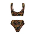 thumbnail image 5 of Daiia Chicken Rooster Women's Bikini Set Two Piece Swimsuit High Waisted Bikini Adjustable Straps Bikini Perfect for Beach, Pool, and Summer Vacation-Medium, 5 of 9
