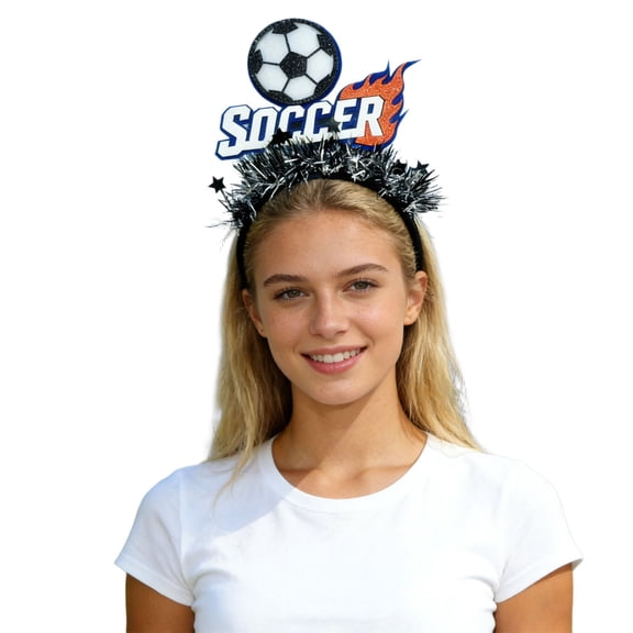 Win s Way Unisex Soccer Headband Game Day Sweatband Sports Fan Breathable Elastic Headwear Soccer Event Exclusive