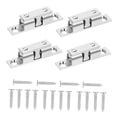 thumbnail image 4 of Raindrops  4 Pcs Furniture Bead Buckle Dryer Door Latch Bumpers for Cabinet Doors Silver, 4 of 8