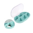 thumbnail image 3 of Unique Bargains 1 Pc 6 Compartment Single Layer Pill Case Portable for Travel Blue, 3 of 6