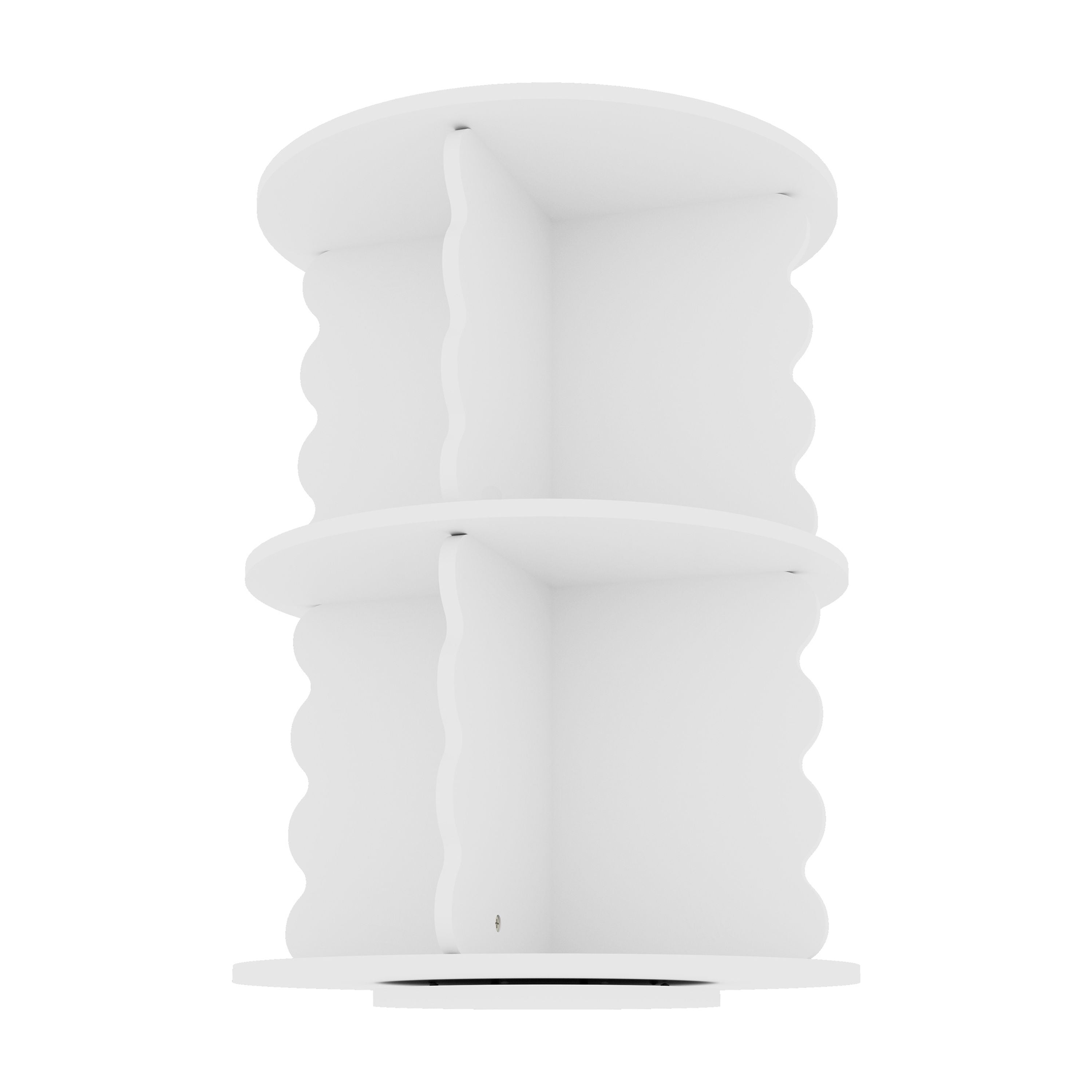 House of Happy Wiggle Rotating Bookshelf, White