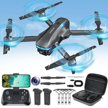LOHEER Drone with Camera for Adults, 1080P FPV Drone with Brushless Motor, Optical Flow Positioning
