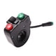 thumbnail image 2 of 2X Interruptor de Señal de de Bocina de de Manillar Impermeable para Scooter Eléctrico para Accesorios de Scooter Eléctrico / PRO, 2 of 5