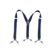 thumbnail image 4 of OULII Clip de Pantalon Élastique Réglable Bretelles Homme Bleu Foncé 1 Ensemble, 4 of 8