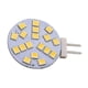 thumbnail image 4 of Warm White G4 Round Led Lamps, 2w Replaces 20w Base Halogen Bulb, 12v Ac/10-30v Dc, G4 Illuminant For Recessed Under Cabinet Lighting, 6pcs, 4 of 5