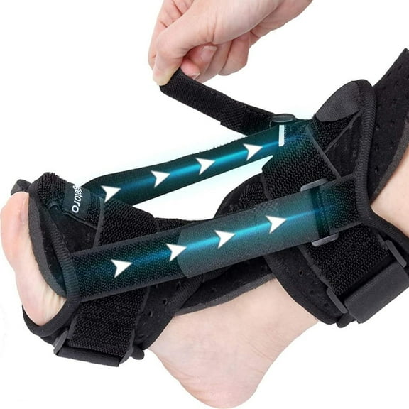 Plantar Fasciitis Night Splint and Brace, Upgraded Planters Facetious Relief, Foot Drop and Achilles Tendonitis Relief Brace. Night Splint for Plantar Fasciitis Women & Men