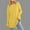 Yellow, variant on Fznquz Plain Womens Top Blue Tunic Crewneck Tee Shirts Solid Casual Long Sleeve Womens Tees