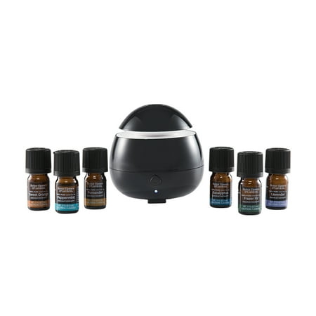 Better Homes & Gardens 100% Pure Essential Oil 7 Piece Cool Mist Ultrasonic Aroma Diffuser (The Best Ultrasonic Essential Oil Diffuser)