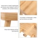 thumbnail image 3 of Taburete de madera para cambiar zapatos, taburete para el hogar, taburete pequeño de madera, taburete de madera con escalones, 3 of 8