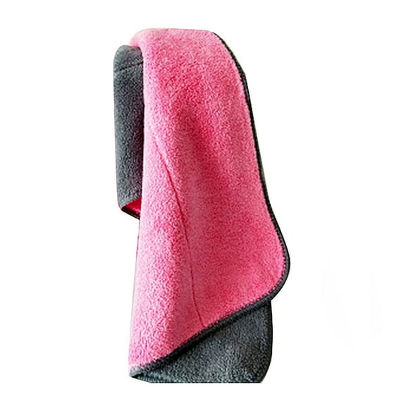 XSCPXTT Microfiber Cleaning Cloth, Reusable Cleaning Towels for Household with Kitchen, Quick Oil Stain Removal and Highly Absorbent, Pink Lint Free Microfiber Cloth