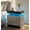 Black+ Grey, variant on Howcool LED Nightstand, 2 Drawer Bedside Side Table with LED Lights for Bedroom Living Room