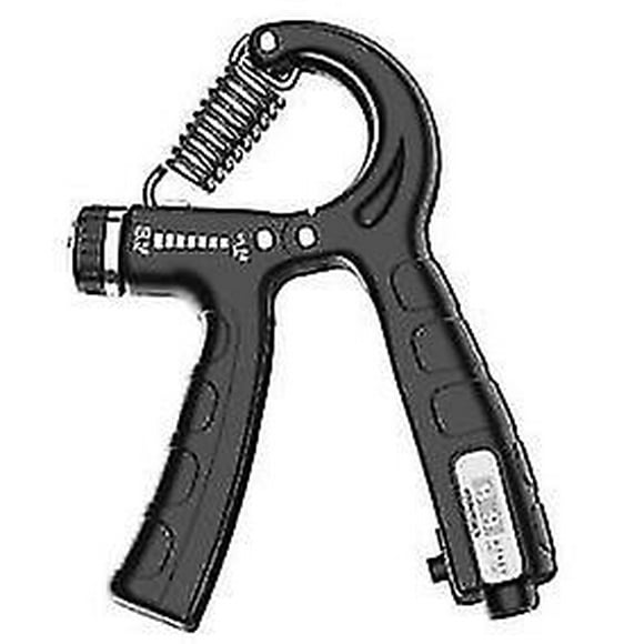 Hand exercisers 5 60kg gym fitness adjustable hand grip finger forearm strength muscle recoverys black (HTOOQ)