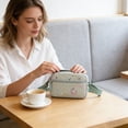 thumbnail image 6 of Women's Crossbody Phone Bag Small Square Shoulder Purse, Lightweight Cloth Travel Wallet for 6.7 Inch Cell Phone, Casual Everyday Shopping Bag, 6 of 6