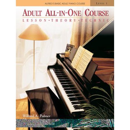 Alfred's Basic Adult All-In-One Course, Bk 1 : Lesson * Theory * Technic, Comb Bound Book