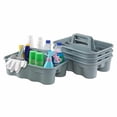 thumbnail image 7 of 4-Pack Plastic Cleaning Caddy with Handle, Plastic Cleaning Tool Caddy, Gray, 7 of 7