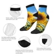 thumbnail image 5 of Pofeuu Sky Golden Sunflower Field B Print 30cm Socks, Adult Running Hiking Socks for Youth and Adult, 5 of 7