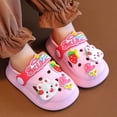 thumbnail image 4 of Summer Kids Slippers Sandals  Children's Shoes  Soft  Anti-Skid Cartoon DIY Design Hole Baby Shoes Sandy Beach For Boys Girls, 4 of 6