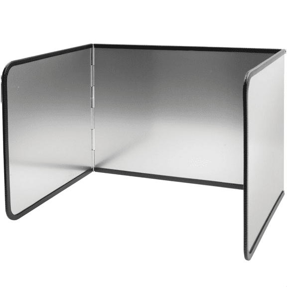 Splatter Guard for Frying Non-Stick 3 Sided Foldable Grease Splatter Screen Stainless Steel Anti Splatter Shield,1 * Splatter Guard for Frying Non-Stick,Silver