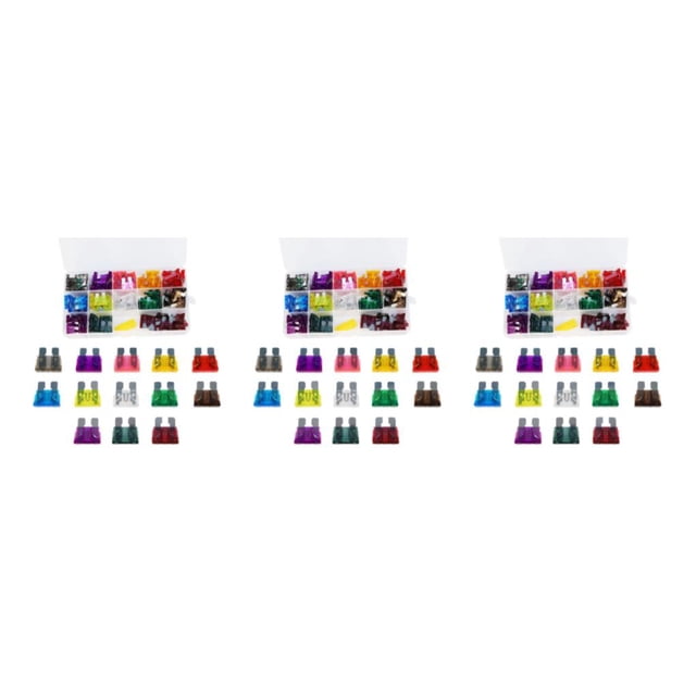 Transemion Lot de 140/lot Répond à Différentes Conditions avec Kit d'Assortiment Transparent Adapté pour Moyen comme Montré sur Photos 3Set