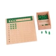 thumbnail image 3 of Yinanstore Addition Subtraction ,Math Manipulatives Learning Activity Educational Toy Compact Math Board Table Board Game for Boys Girls green, 3 of 8