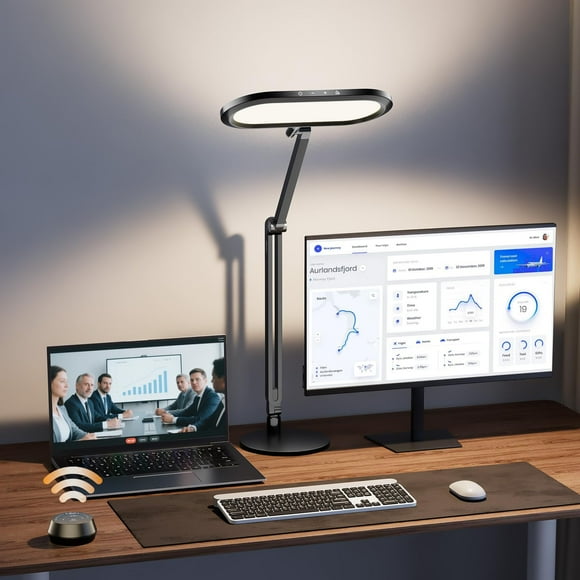 Lámpara de escritorio LED LitONES Premium con cuidado ocular, regulable, 28 cm