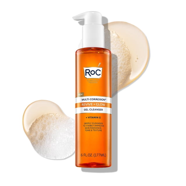 Limpiador facial RoC Multi Correxion Revive + Glow Gel 180 ml
