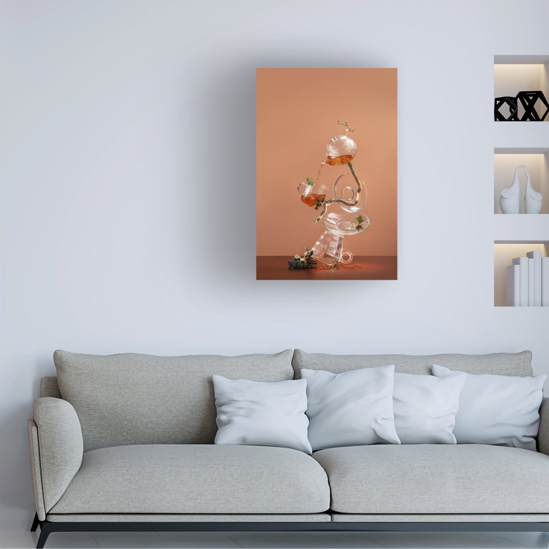 Trademark Fine Art Dina Belenko Acorns And Glass Canvas Wall Art