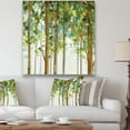 thumbnail image 1 of Designart - Green Forest Study - Modern Farmhouse Canvas Artwork, 1 of 1
