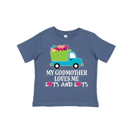 

Inktastic My Godmother Loves Me Gift Toddler Boy or Toddler Girl T-Shirt