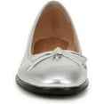 thumbnail image 3 of Naturalizer Women's Essential Ballet Flat Silver Leather 9M, 3 of 5
