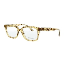 Diesel DL5111 Blonde Havana Modified Square Eyeglasses for unisex