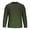 Army Green, variant on Mens Sweater Solid Color Crewneck Long Sleeve Pullover Sweaters Casual Oversized Warm Sweater for Men Brown XL