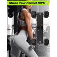 thumbnail image 3 of Thrust Belt with Side Pads - Triple Protection Glute Workout Belt for Dumbbells, Kettlebells & Plates, 600 LBS Support, Adjustable Booty Builder for  Thrusts, Squats & Glute Bridges, 3 of 6