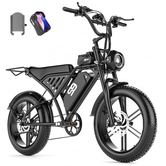 AZHAR Off-Road Electric Mountain Bike for Adults, 20*4" Fat Tire E-Bike, 48V 20Ah Removable Battery, 750W Rated (2500W Peak) Motor, 32MPH Max Speed , UL2849 Certified