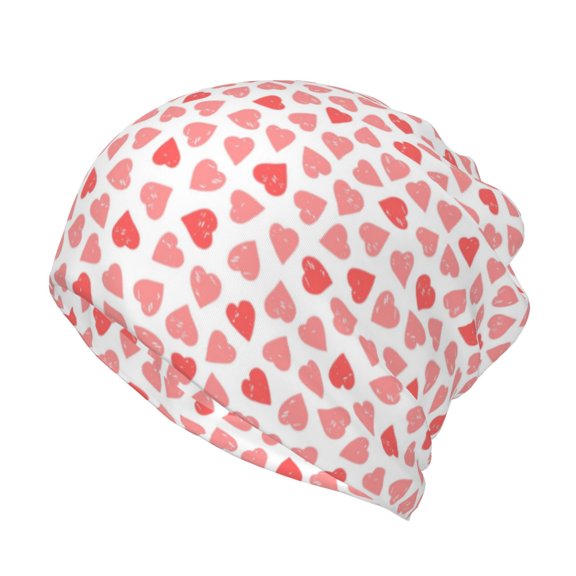 Hirioo Hearts for Multifunction Beanie Hat for Men and Women Unisex for Winter Sports, Outdoor Activities, and Daily Wear